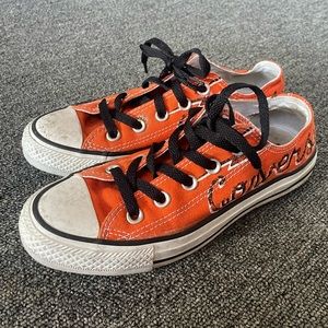Orange converse
